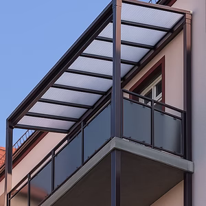 Icon für Balkon mit moderner Glasbrüstung Icon Balkon mit Glasbrüstung