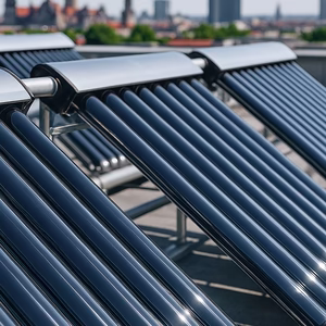 Icon für Solarthermieanlage zur Heizungsunterstützung Icon Solarthermieanlage für Heizungsunterstützung