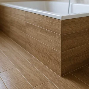 Icon Fliesen in Holzoptik im Bad