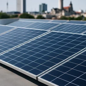 Icon Photovoltaikanlage für nachhaltige Stromerzeugung