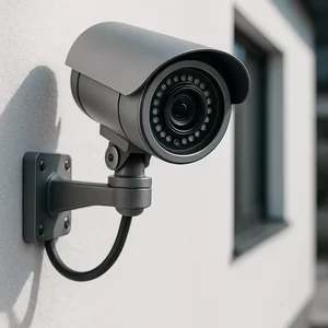 Icon Videoüberwachung in Hof und Haus