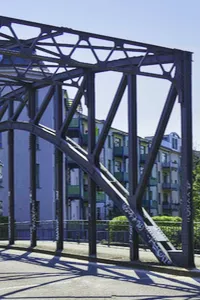 Könneritzbrücke Leipzig-Plagwitz – historische Brücke über die Weiße Elster, verbindet Plagwitz mit Schleußig