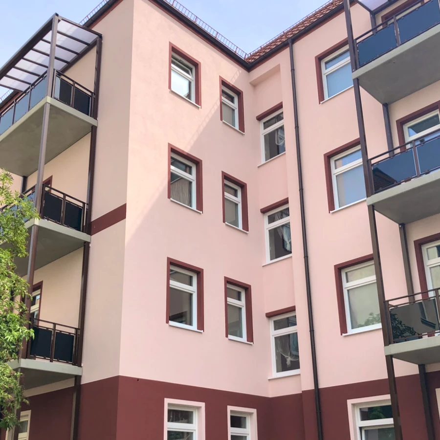 Innenhofansicht – Gießerstraße 50, Leipzig-Plagwitz | Kulagin Vermietung