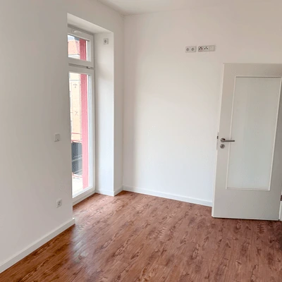 Moderne Küche der 3-Zimmer-Wohnung in Leipzig-Plagwitz Moderne Küche der 3-Zimmer-Wohnung in Leipzig-Plagwitz mit heller Gestaltung